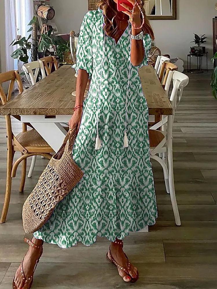 Janneke Kleid - Luftiges langes Sommerkleid