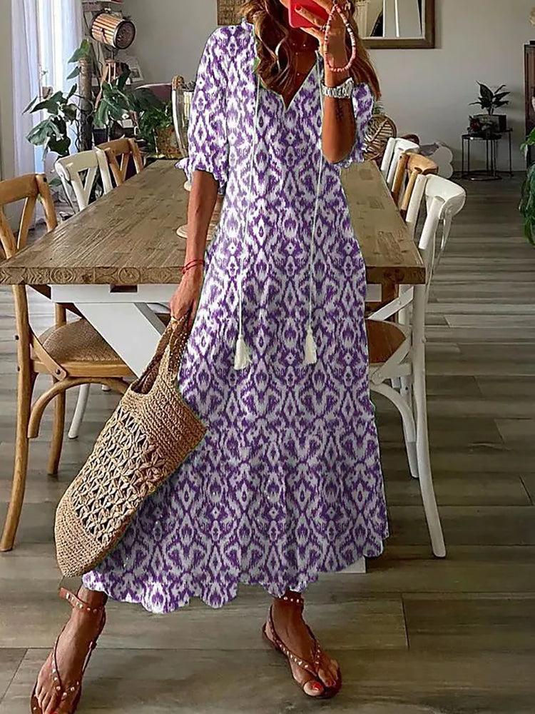 Janneke Kleid - Luftiges langes Sommerkleid