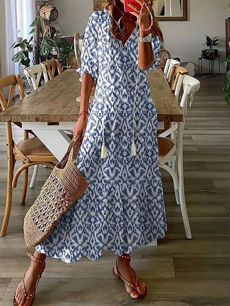 Janneke Kleid - Luftiges langes Sommerkleid
