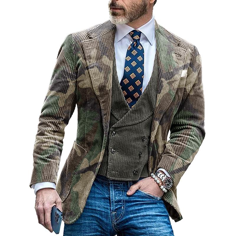 Vintage | Uniek camouflage blazer 1