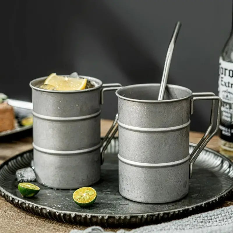 Vintage stalen mok 1