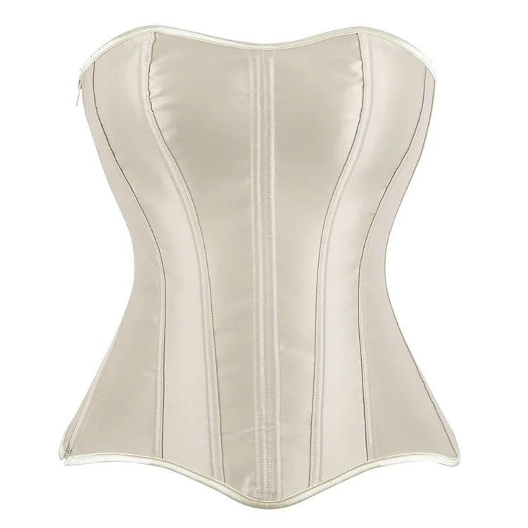 Korsett-Top für Damen - mit Satin-Optik - Elegantes Bustier - Navando