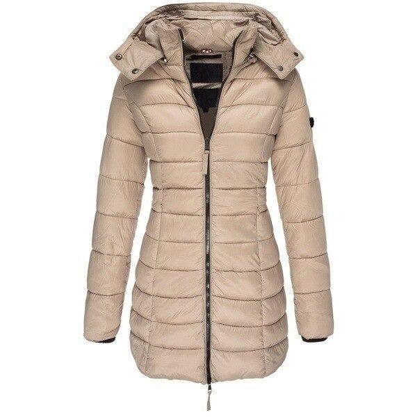 Clara - Manteau Mi-Long Cintré pour Femme