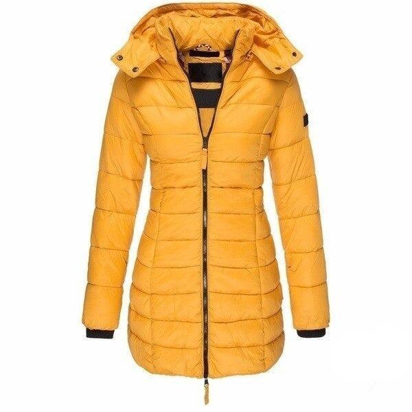 Clara - Halb-langer Taillierter Mantel für Damen