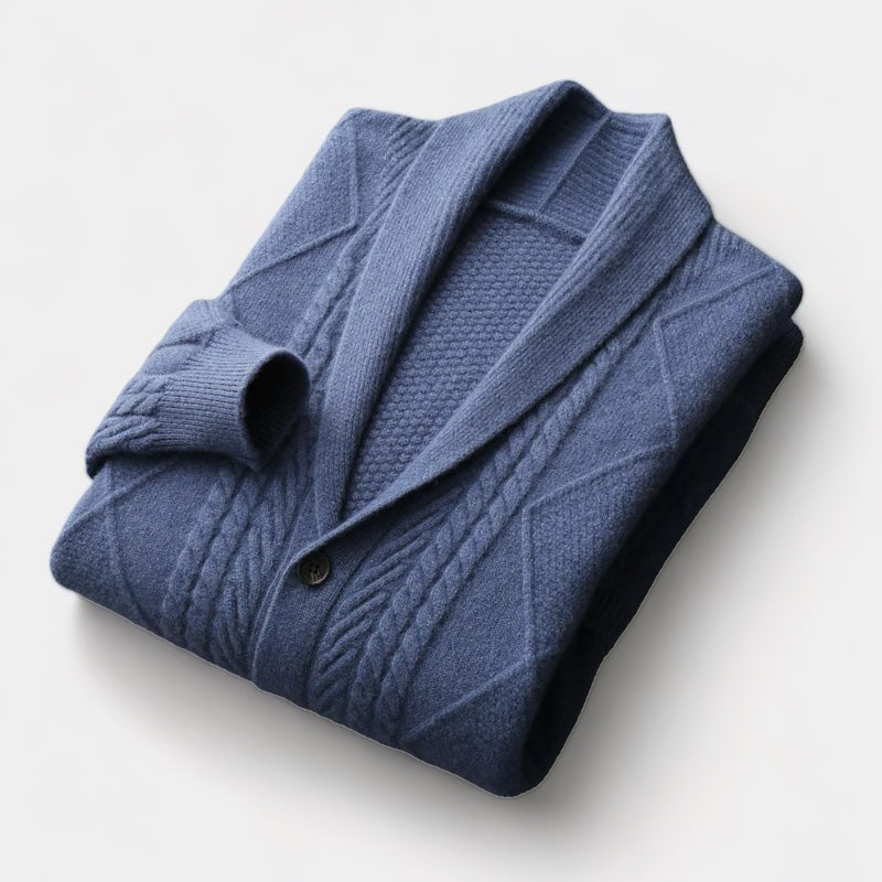 Wearoldmoney | Merinowollen vest met klassiek patroon 2