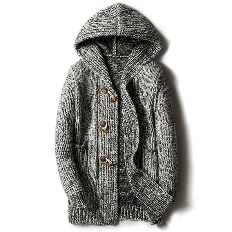 West Louis | Comfortabele gebreide cardigan met capuchon 1