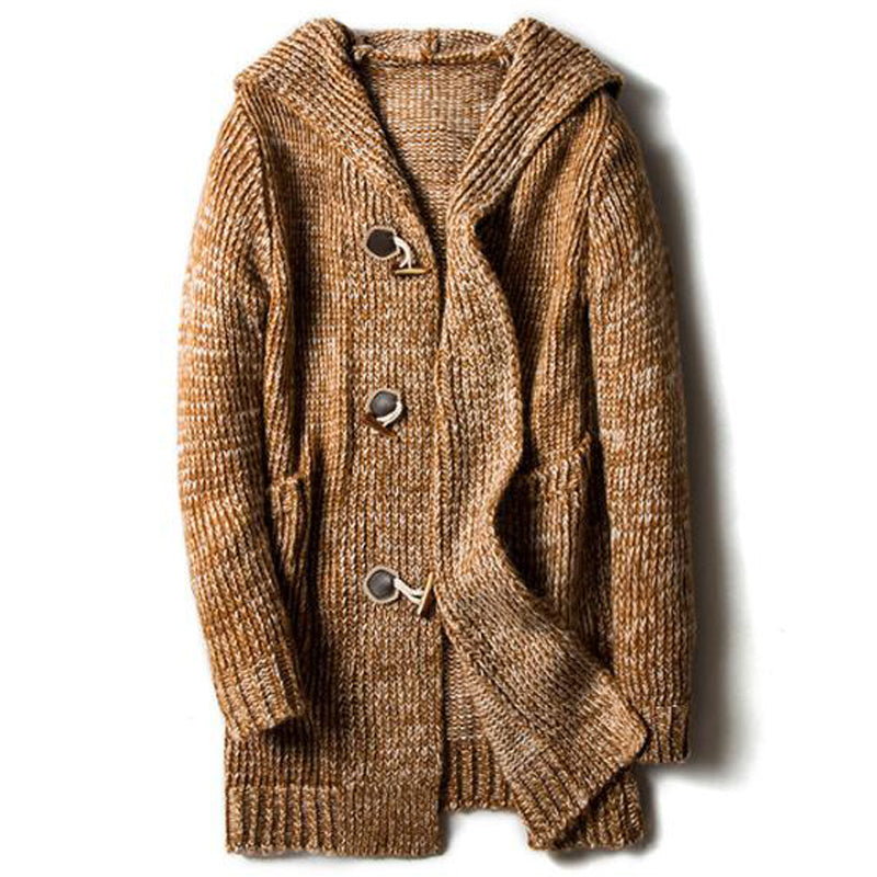 West Louis | Comfortabele gebreide cardigan met capuchon 3