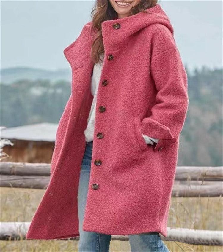 Veerle - Manteau chaud confortable avec capuche pour femmes