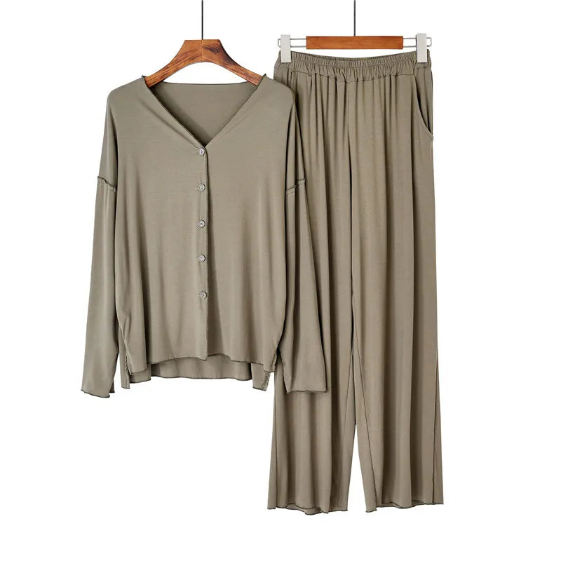 Winterlounge | Zachte twee-delige pyjama set 5
