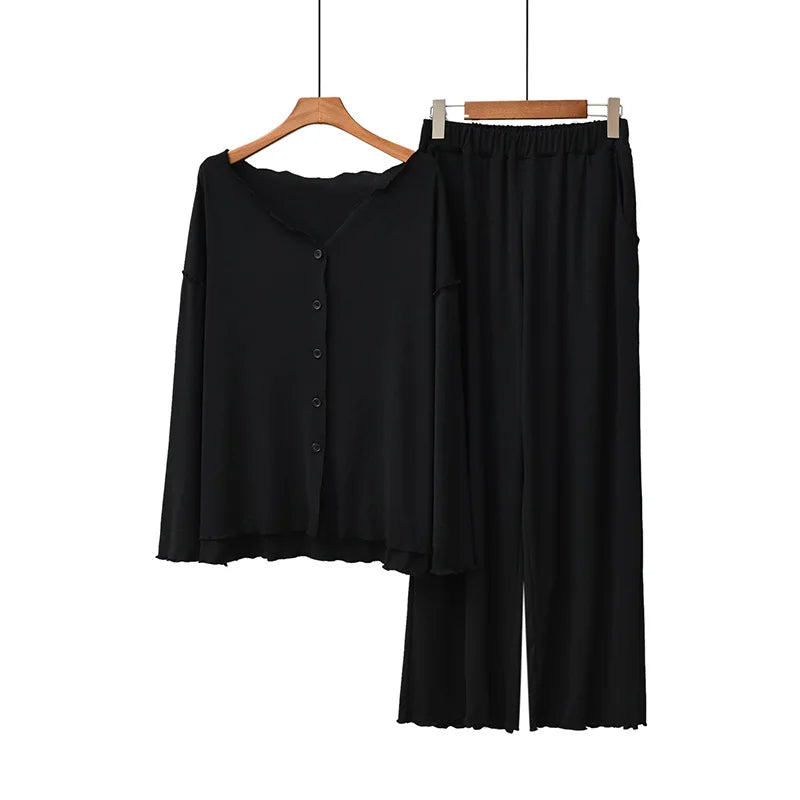 Winterlounge | Zachte twee-delige pyjama set 9