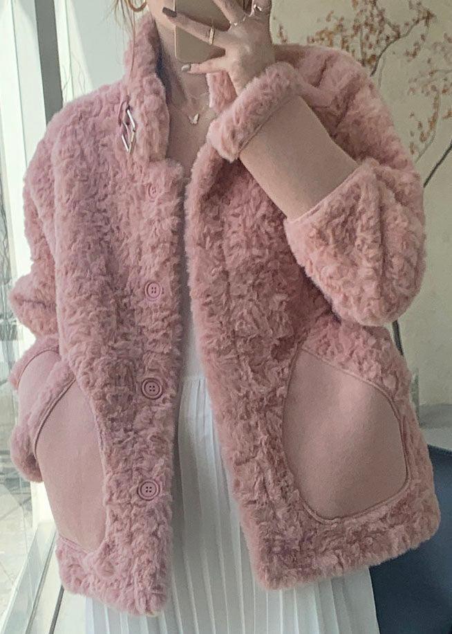 Manteau d'Hiver pour Femme avec Façon Fourrure et Col Montant – Camille