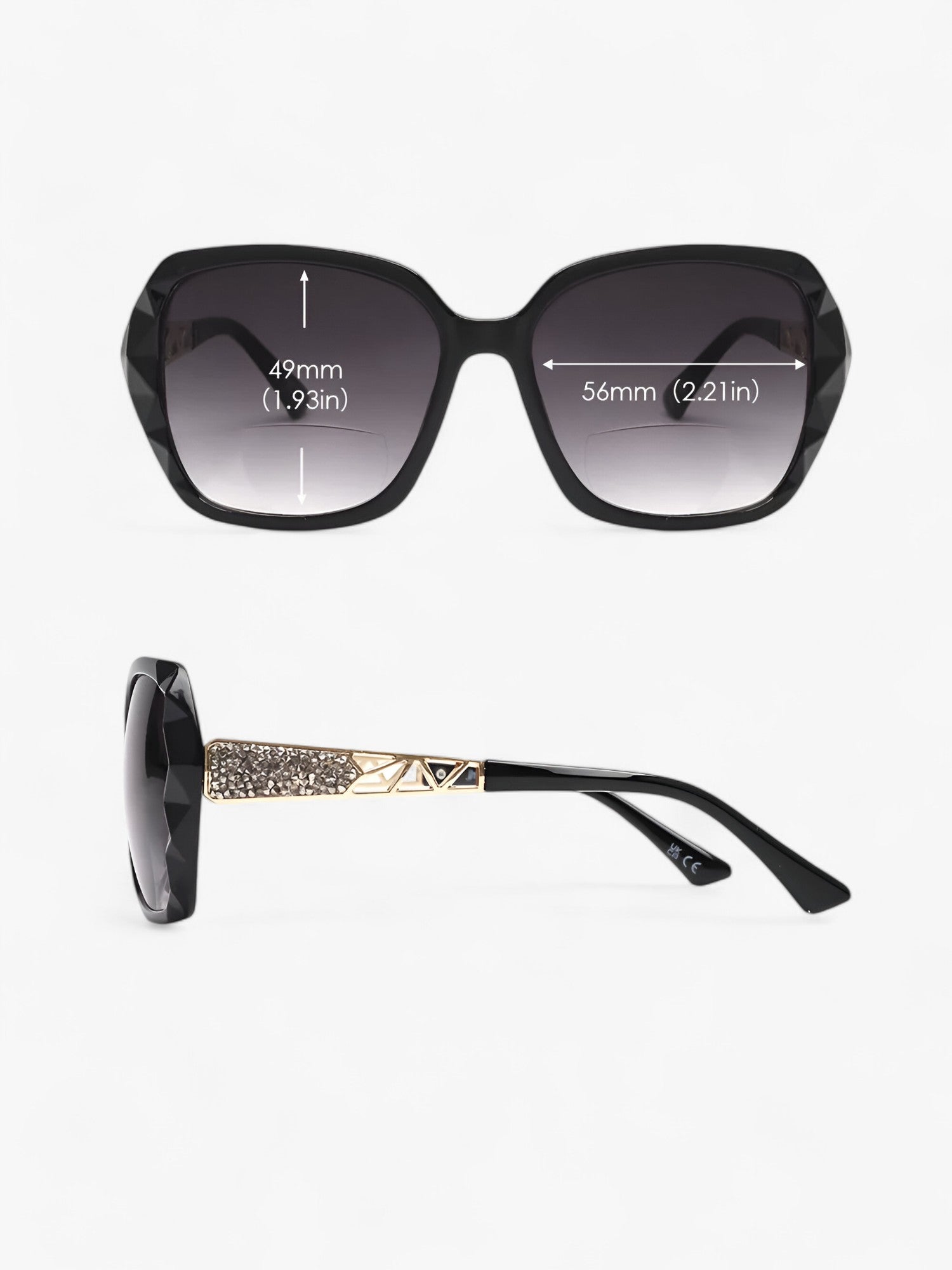 Xairel | Oversized zonnebril met UV-bescherming 5