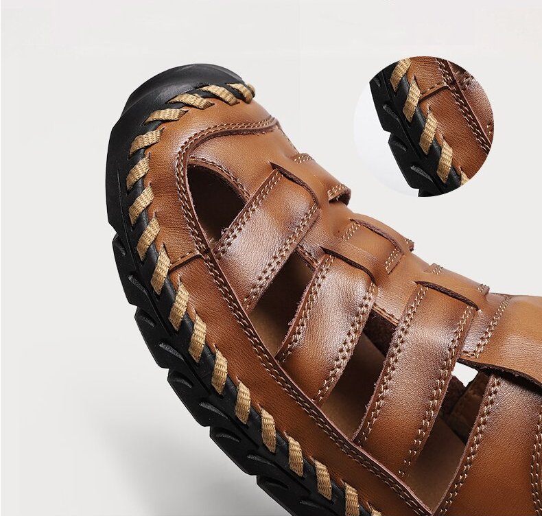 Xalvador | PU leren sandalen met verstelbare gesp 8