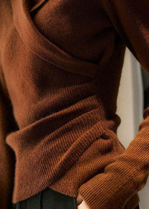 Mayla - Gebreide Trui met V-Hals en Lange Mouwen voor Dames