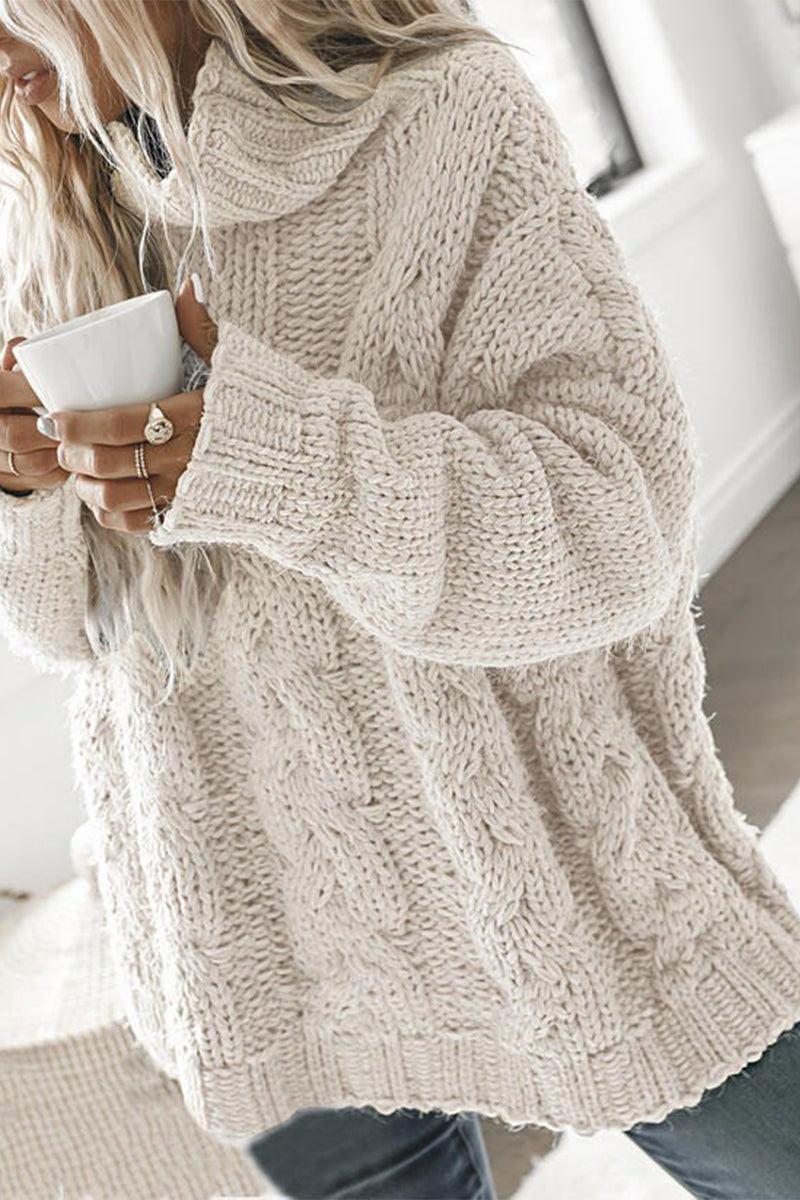 Trui_Gebreid_Dames_Coltrui_Warm_Oversized_Victoria_Mae_Nederland_Belgie_Grijs