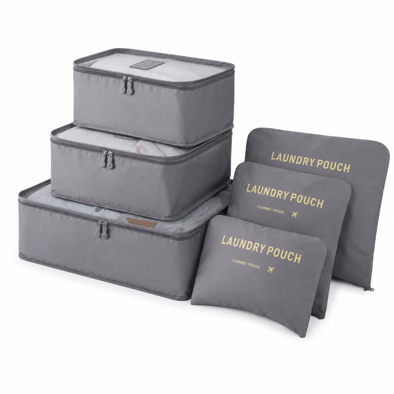Zesdelige Set Koffer Organizers | Navando