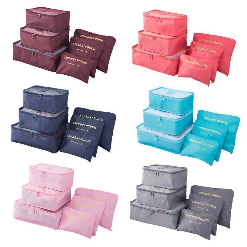 Zesdelige Set Koffer Organizers | Navando