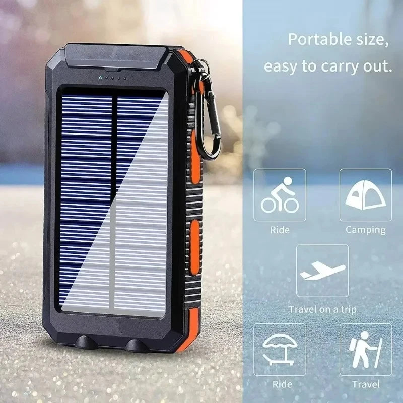 Zonne-energiebank | 200000mAh capaciteit met snel opladen 4