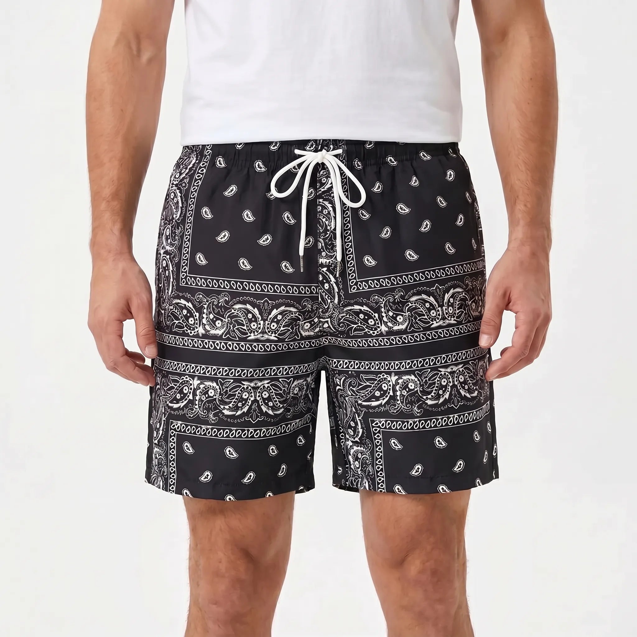 Zwembroek Met Bandana Print | Navando