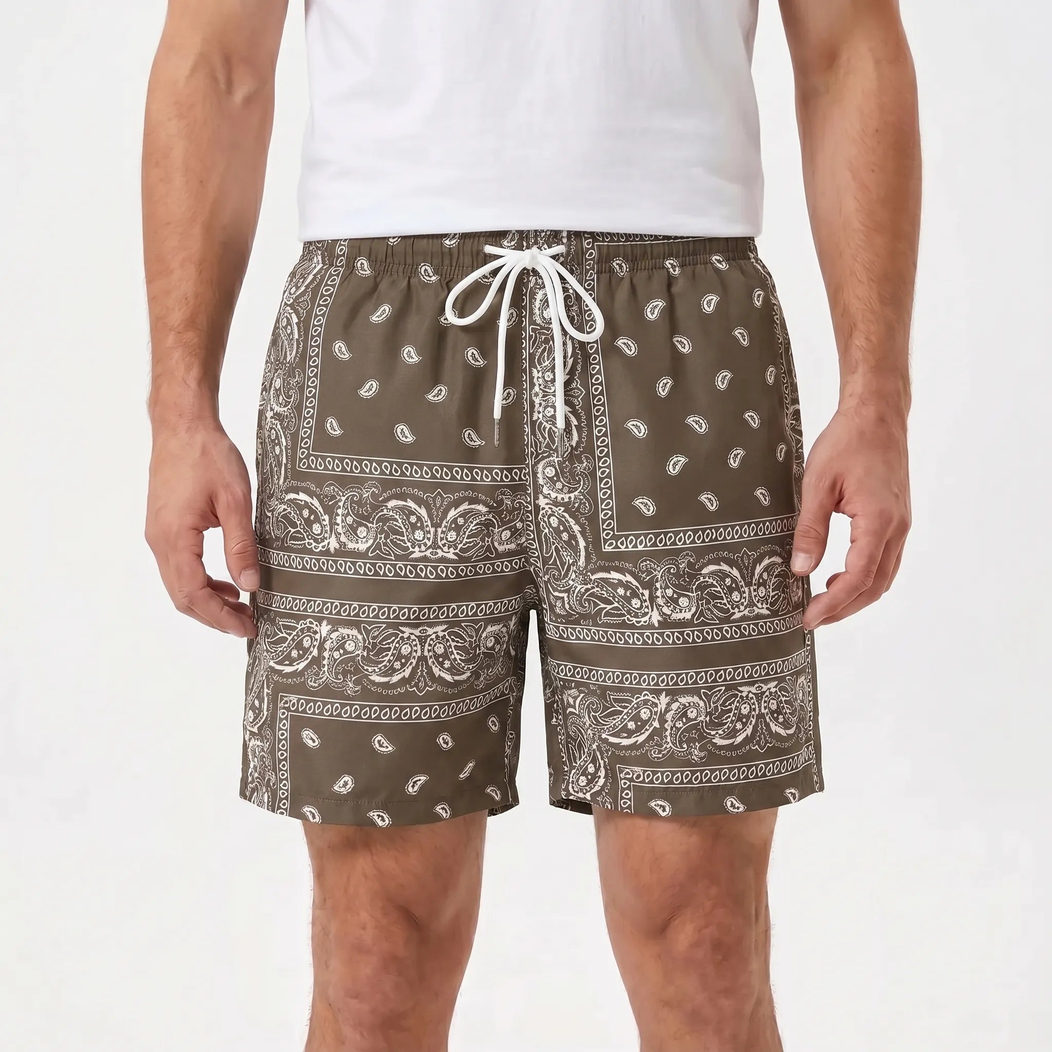 Zwembroek Met Bandana Print | Navando