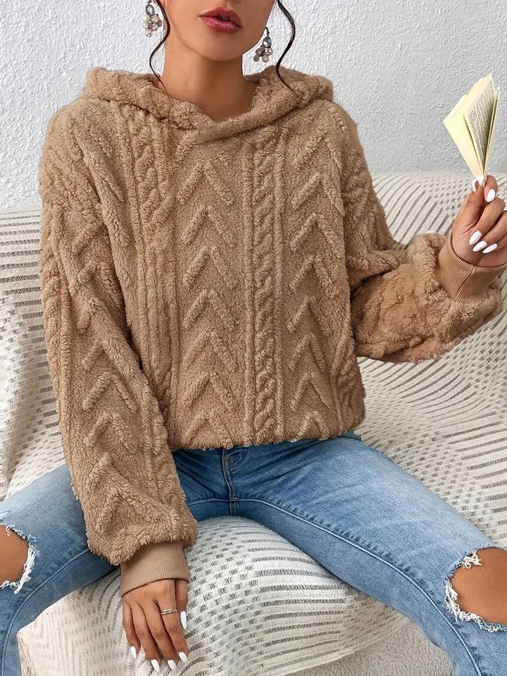 Ilya - Gebreide hoodie sweater