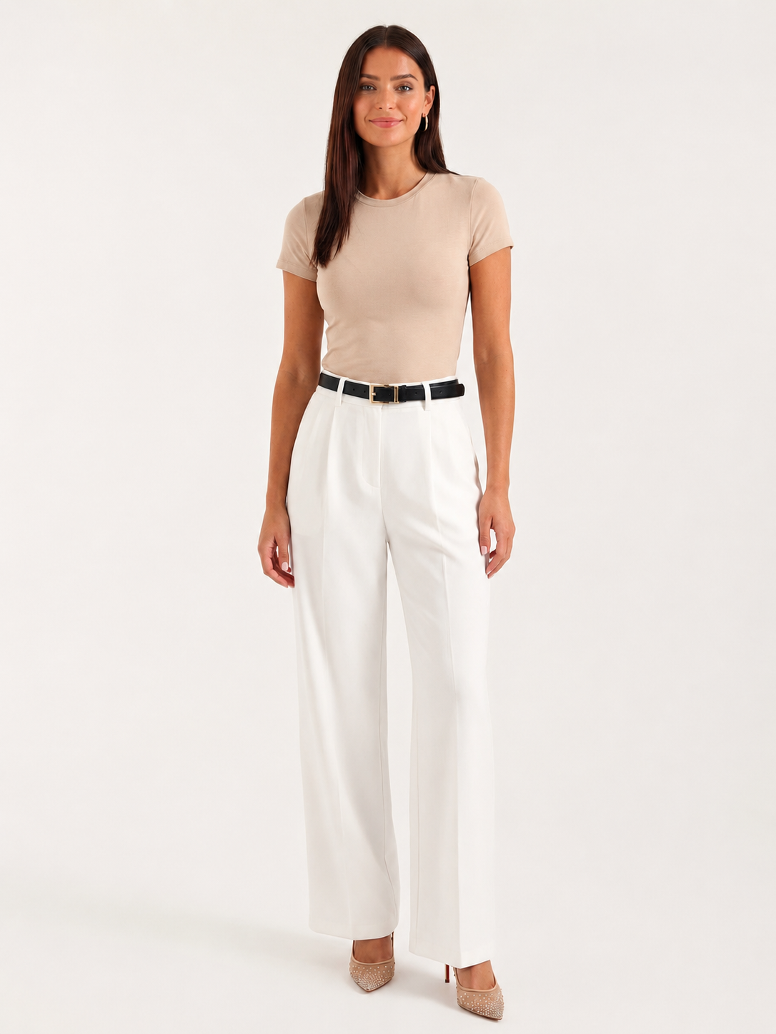 Annemarie | Wijde broek met hoge taille voor dames - view 3