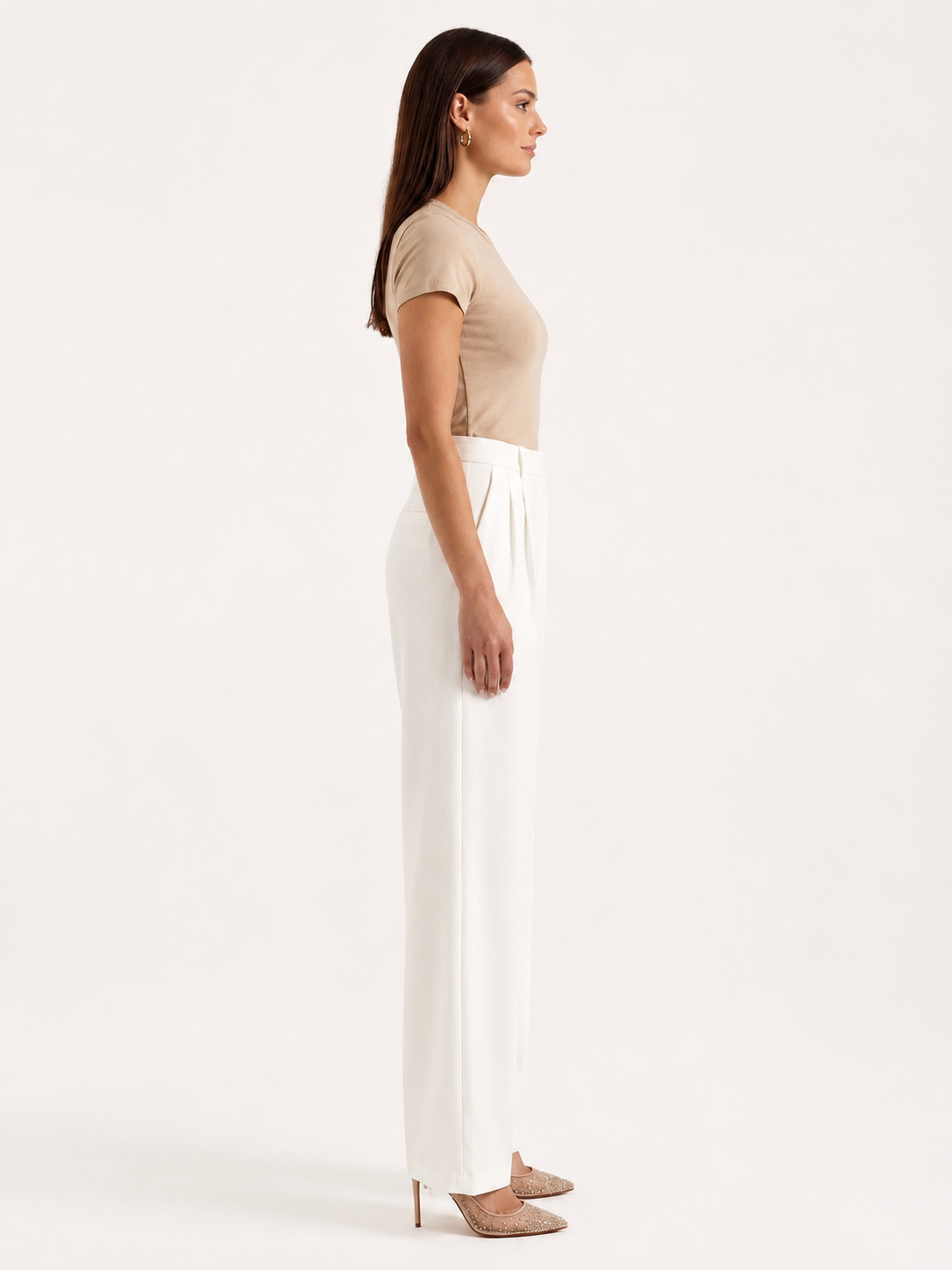 Annemarie | Wijde broek met hoge taille voor dames - view 4