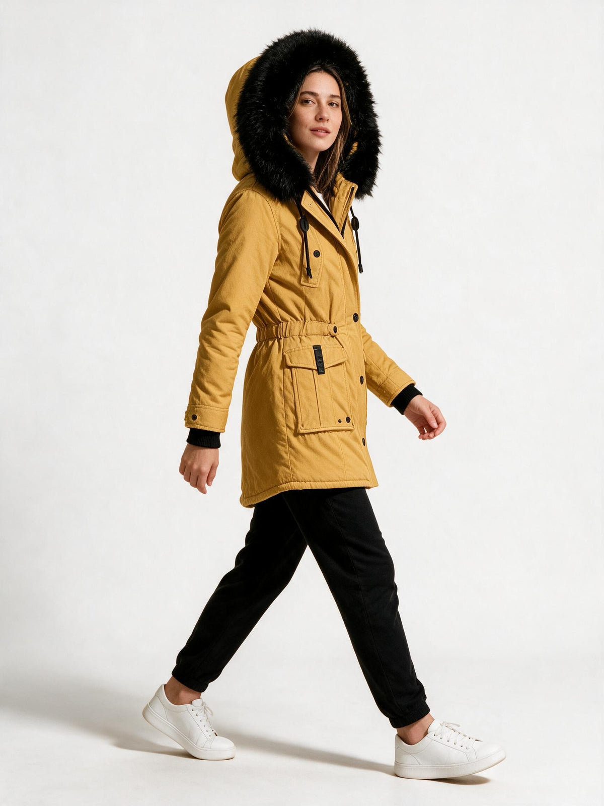 Annemarie | Winterparka dames met capuchon - foto 4
