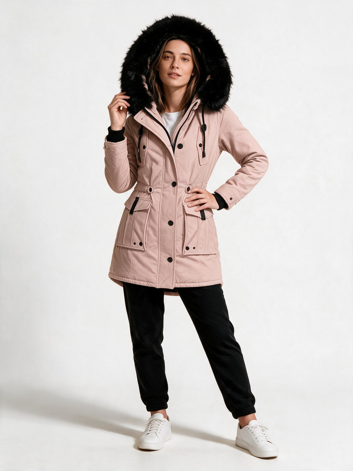Annemarie | Winterparka dames met capuchon - foto 7