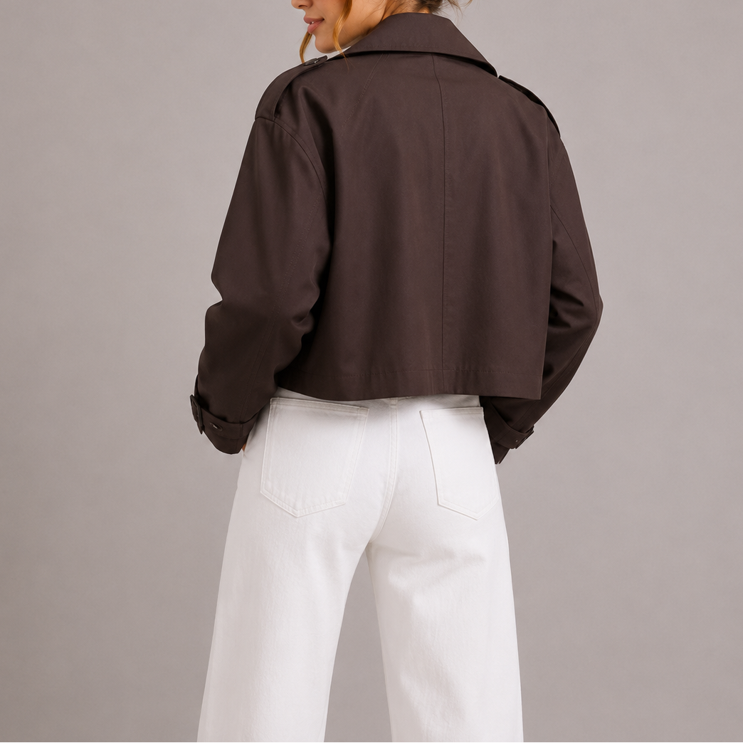 Anouk | Korte trenchcoat voor dames - view 3