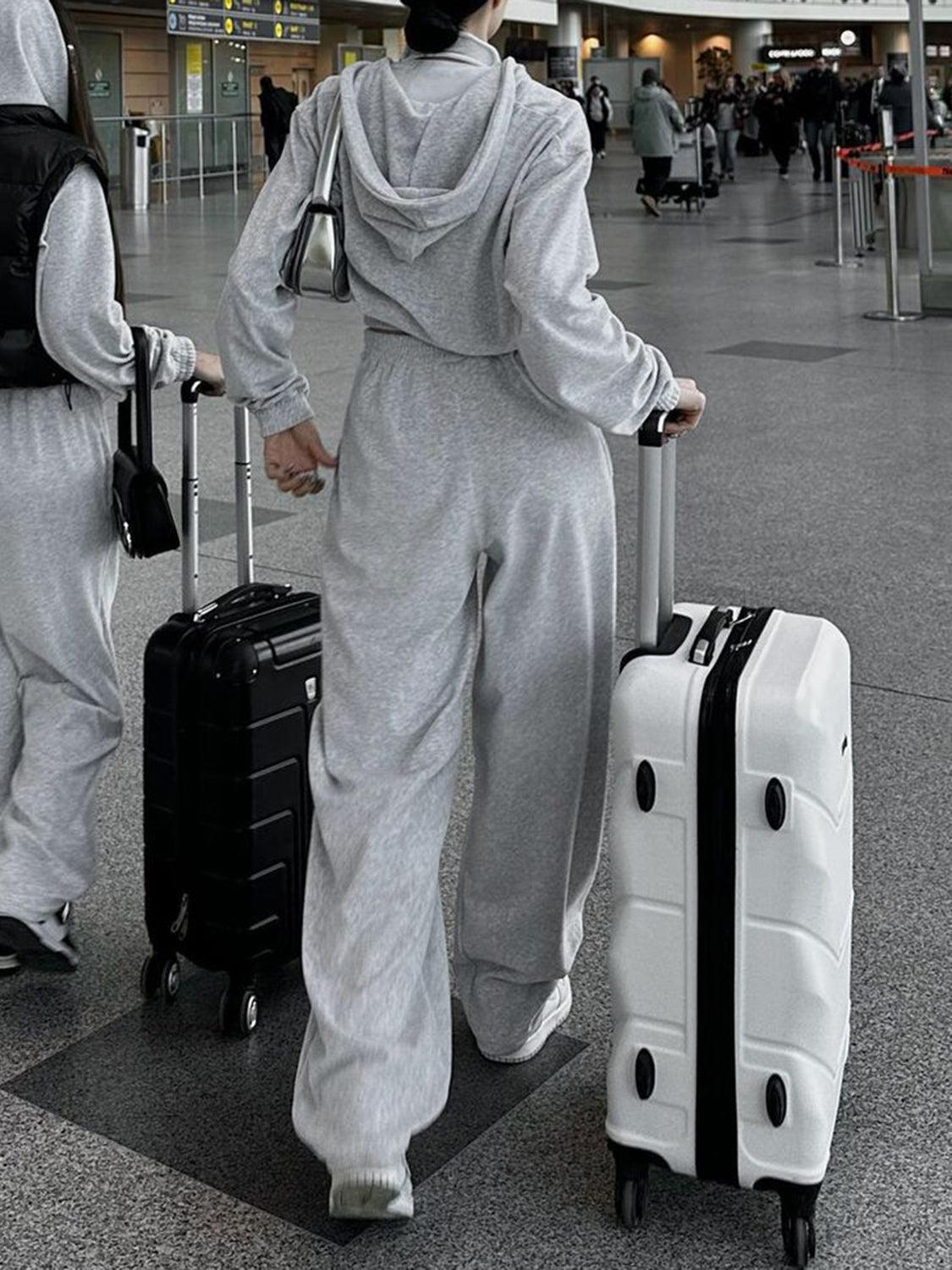 Loungewear. jogging set dames grijs