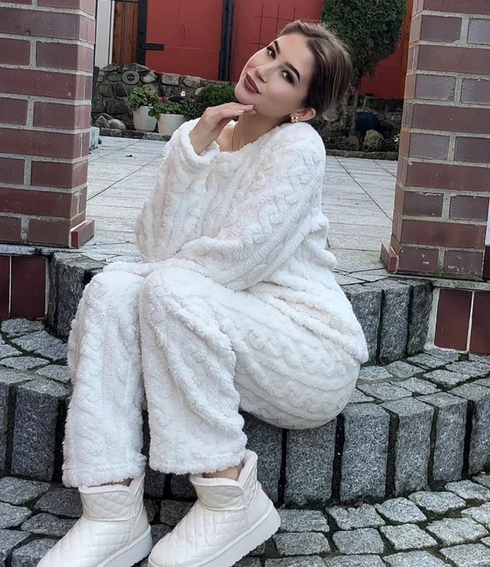 Berber | Warm fleece huispak voor dames - foto 6