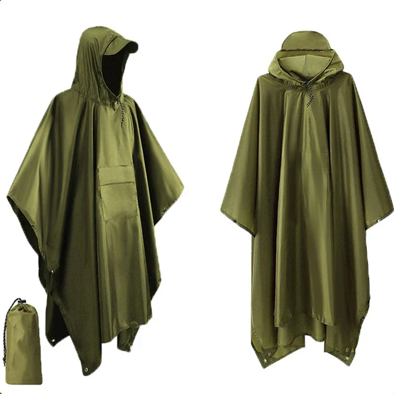 Berend | Regenponcho met capuchon - view 8