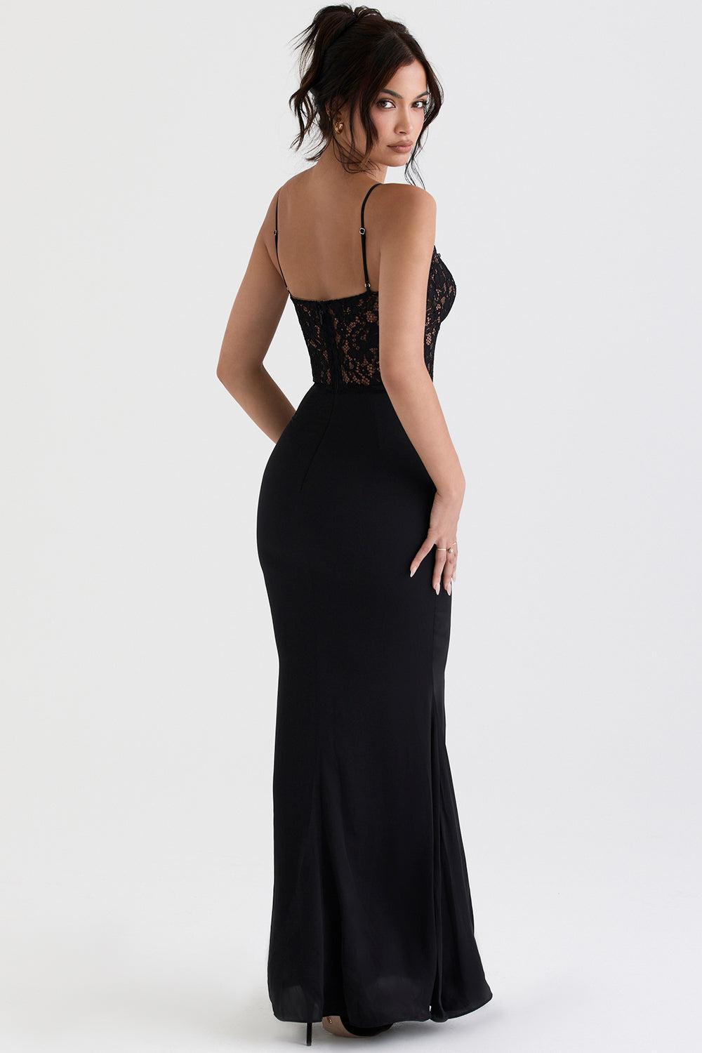 Mara - Chique Korset Maxi Jurk Dames