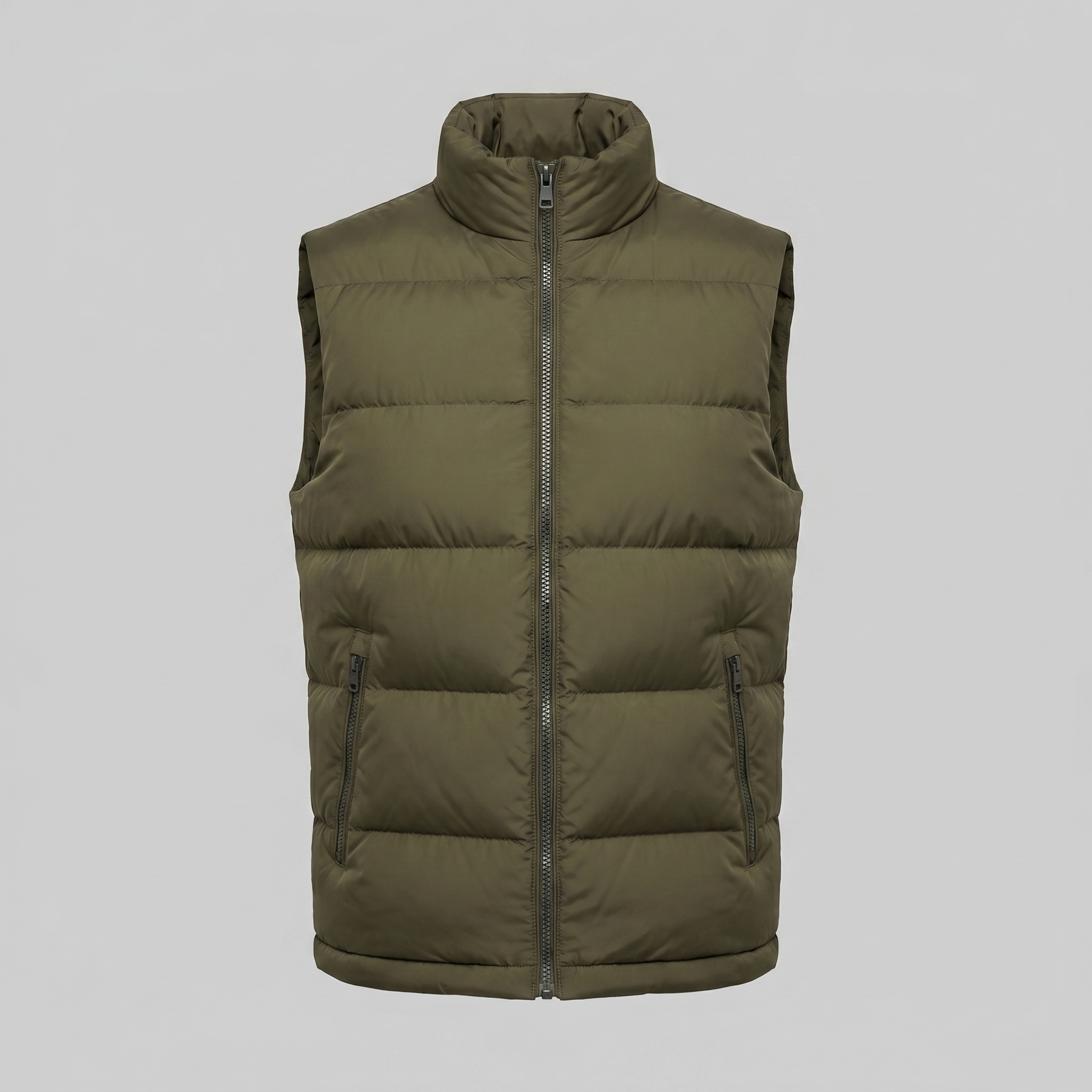 Cas | Gewatteerde bodywarmer voor heren - Groen