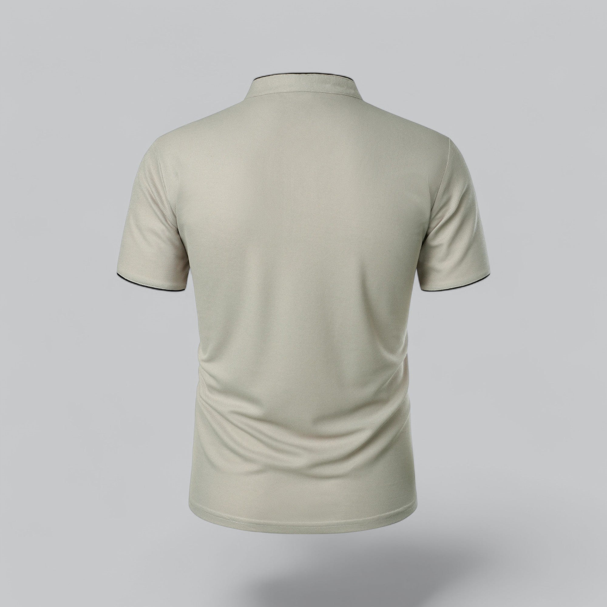 Casper | Poloshirt zonder kraag voor heren, korte mouw - view 12
