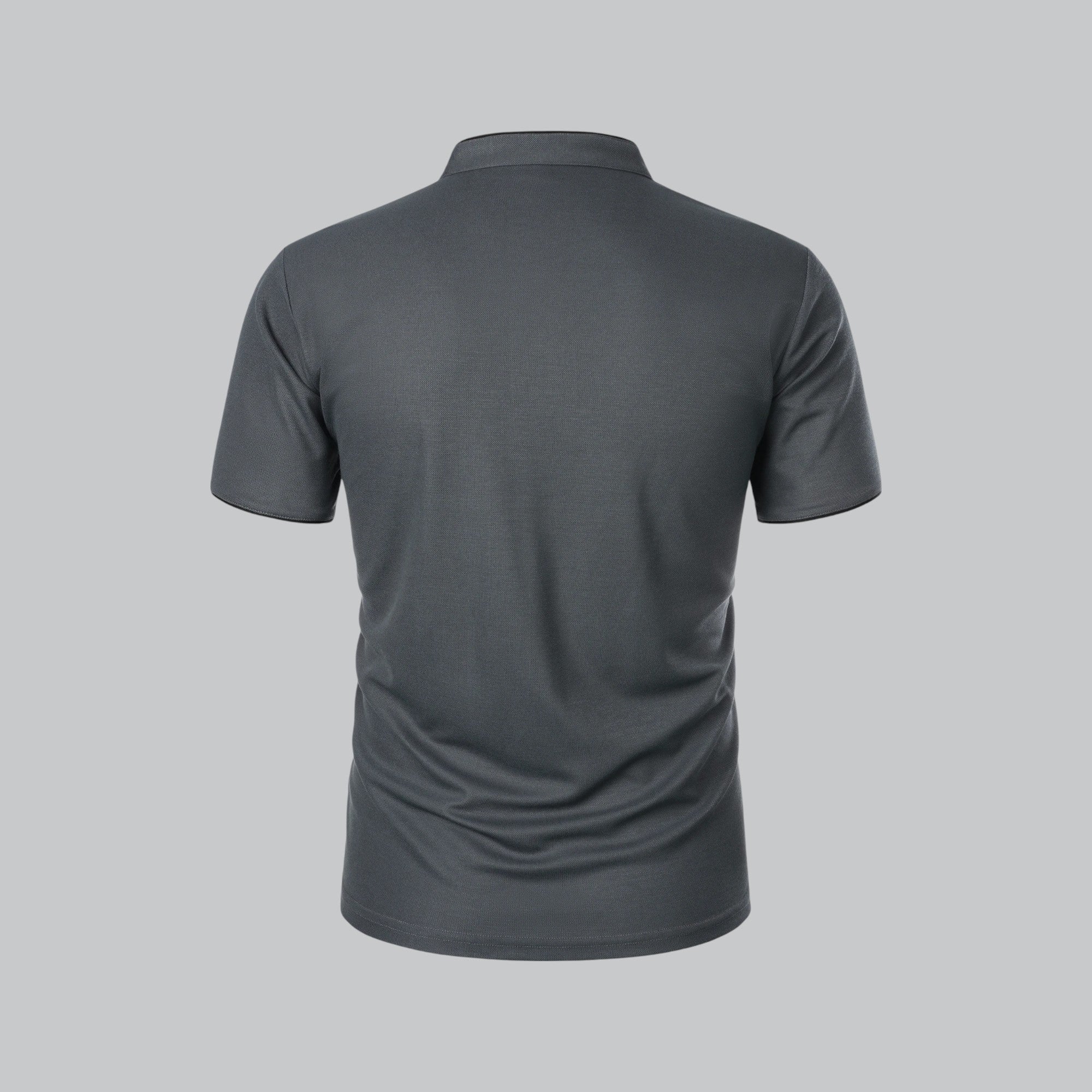 Casper | Poloshirt zonder kraag voor heren, korte mouw - view 14