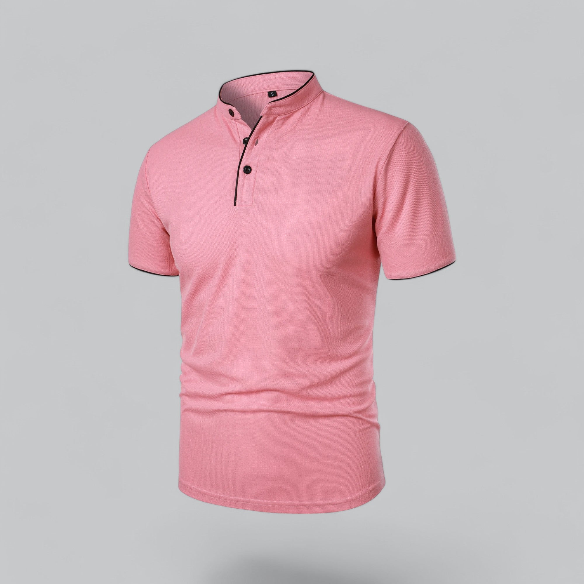 Casper | Poloshirt zonder kraag voor heren, korte mouw - view 23