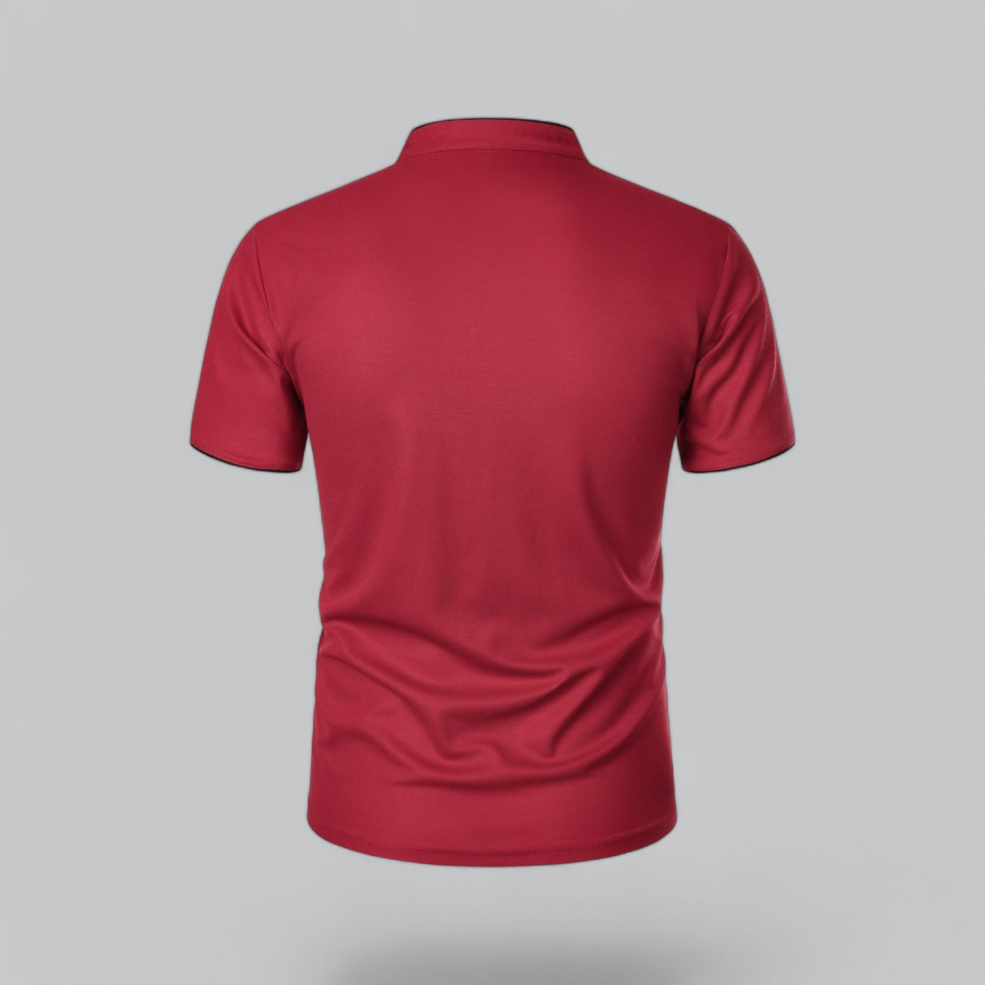 Casper | Poloshirt zonder kraag voor heren, korte mouw - view 26