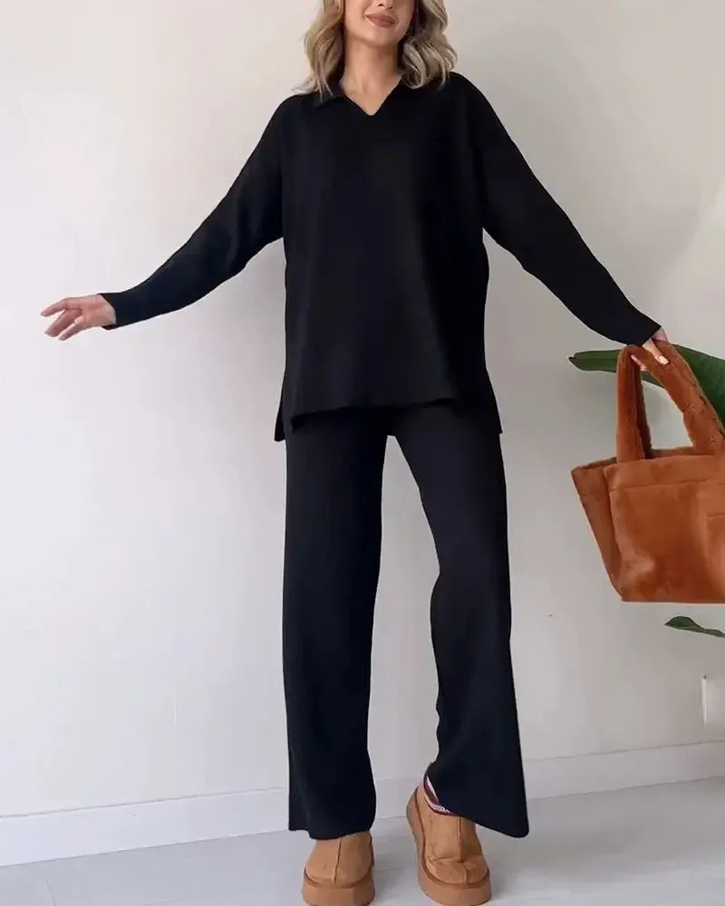 Yolanthe - Tweedelige Stijlvolle Set Broek met Top