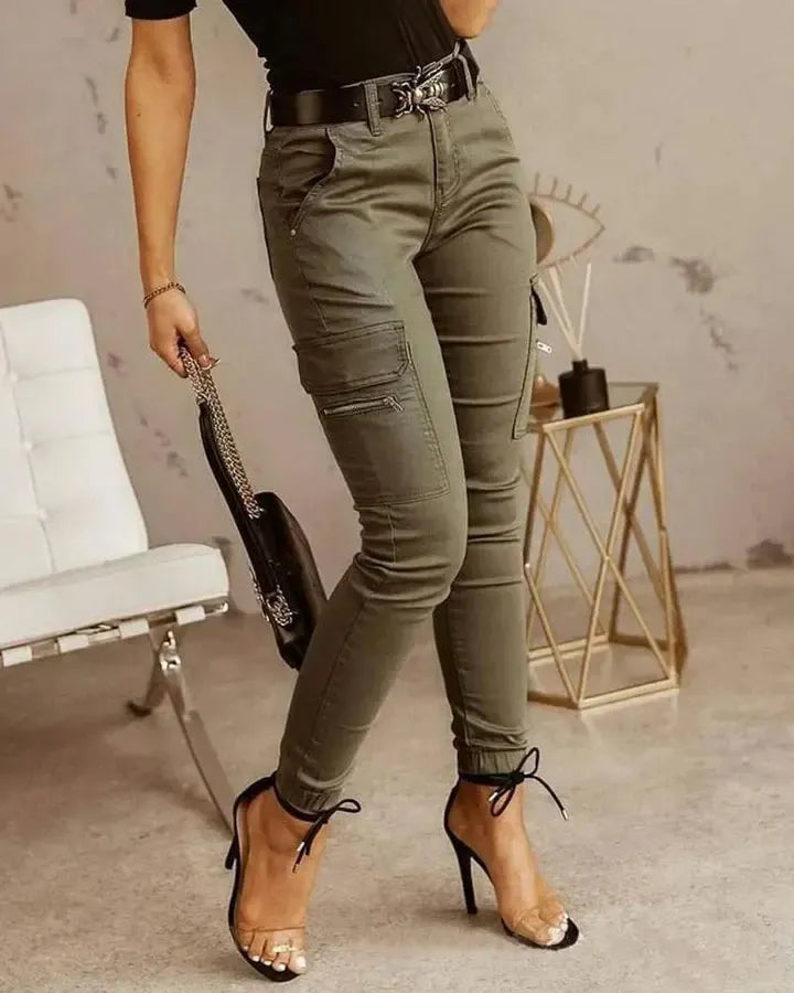 Paula - Cargobroek Stijlvolle Jeans voor Dames