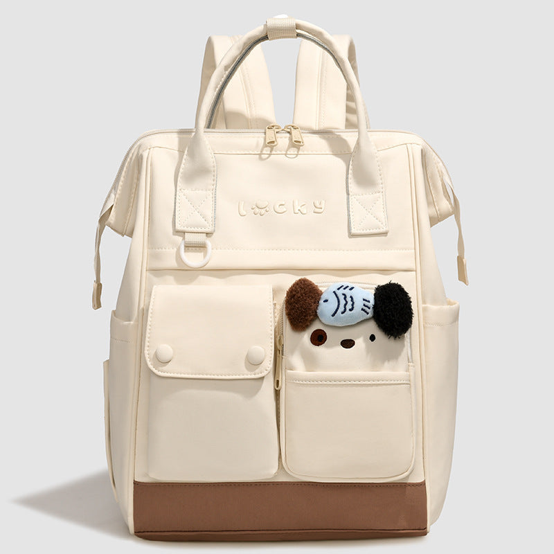 David | Multifunctionele rugzak voor school en werk - Beige