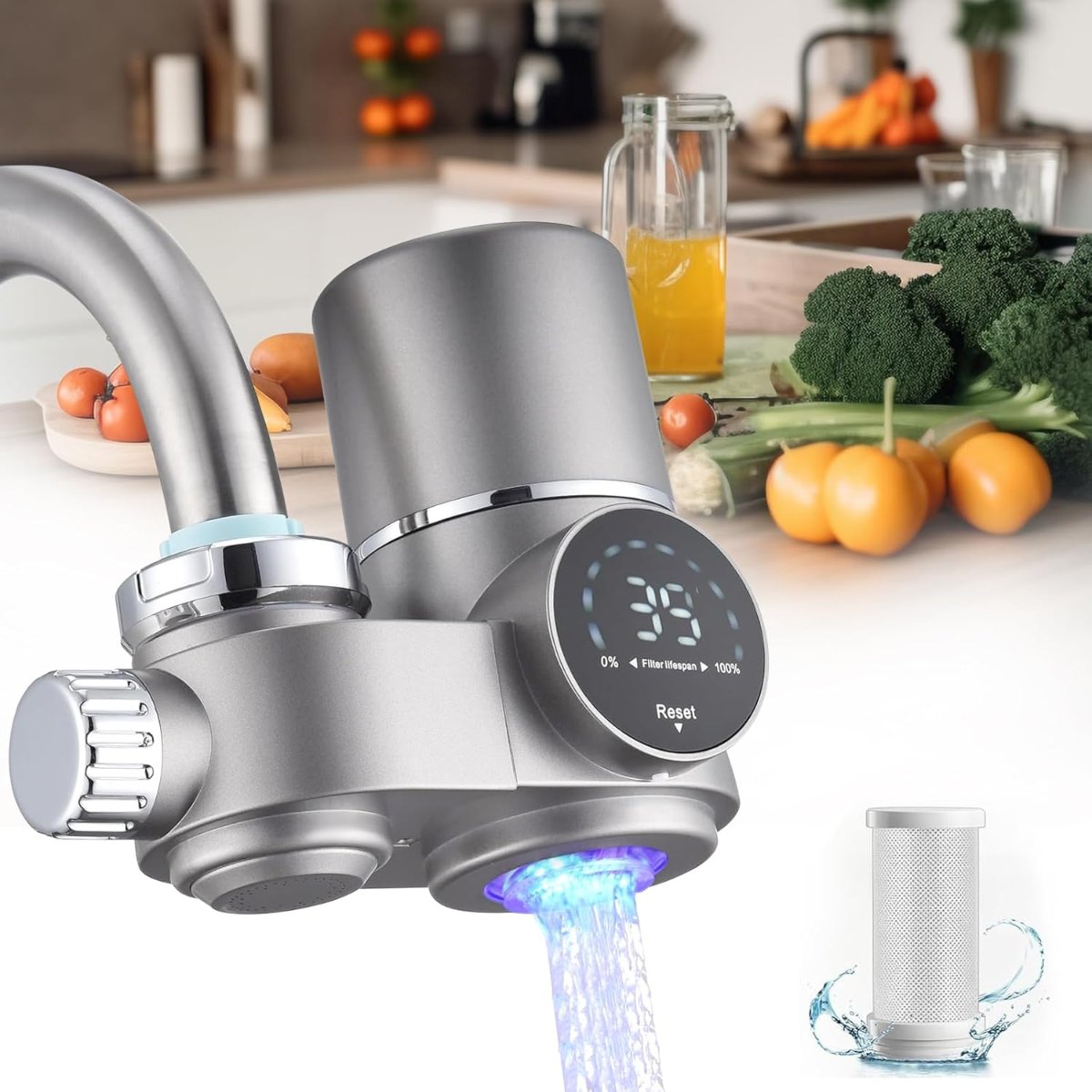 Diederik | Kraanwaterfilter met LED-scherm - foto 2