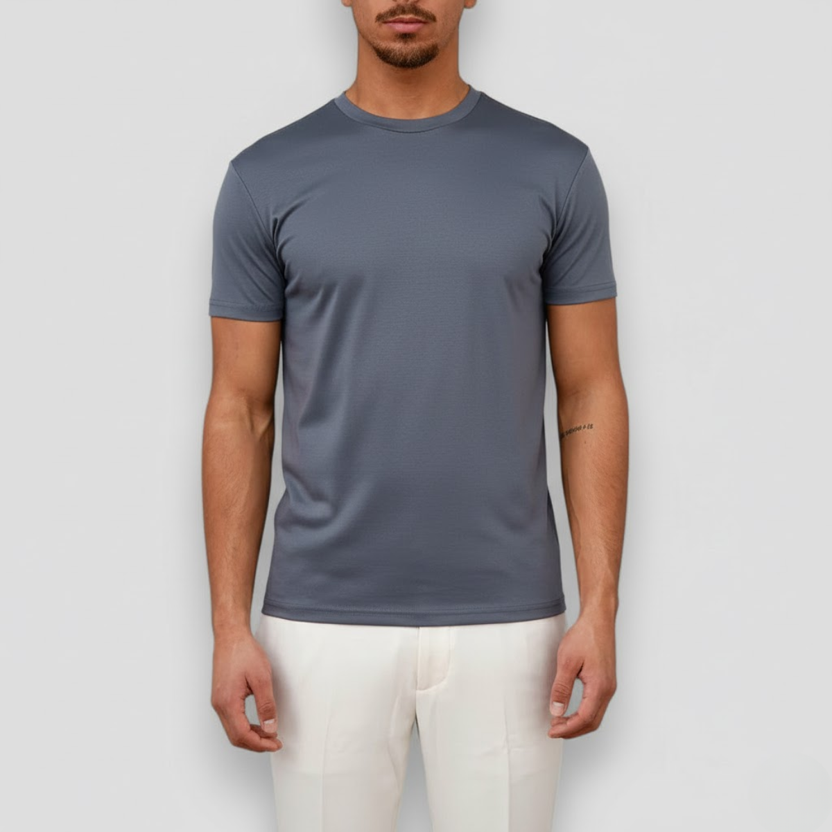 Dirk | T-shirt heren met korte mouw - Donkergrijs
