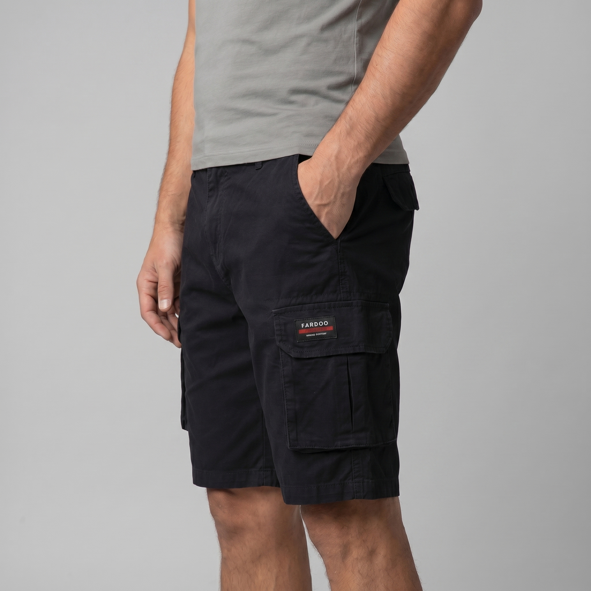 Douwe | Cargo shorts voor heren met meerdere zakken - view 13