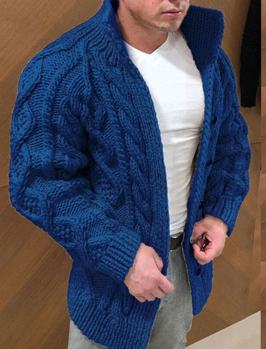 Mr. Melvin - Comfortabel Gebreide Trui met Kraag voor Heren