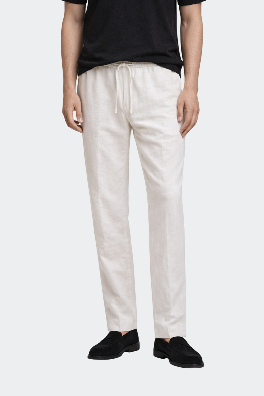 Duco | Linnen broek voor heren, relaxed fit - view 10