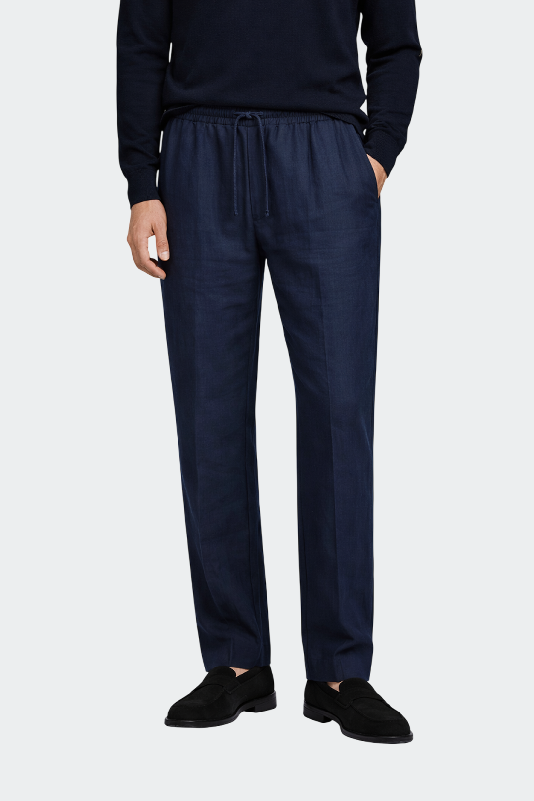 Duco | Linnen broek voor heren, relaxed fit - view 7
