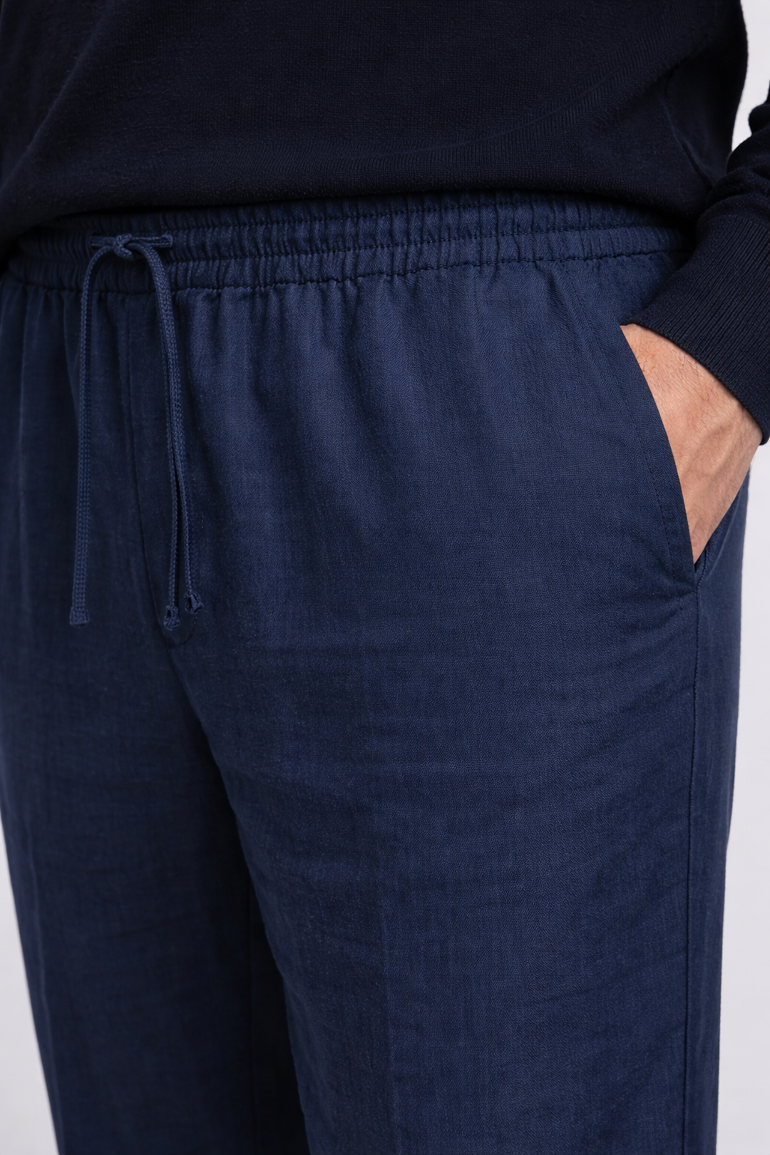 Duco | Linnen broek voor heren, relaxed fit - view 8