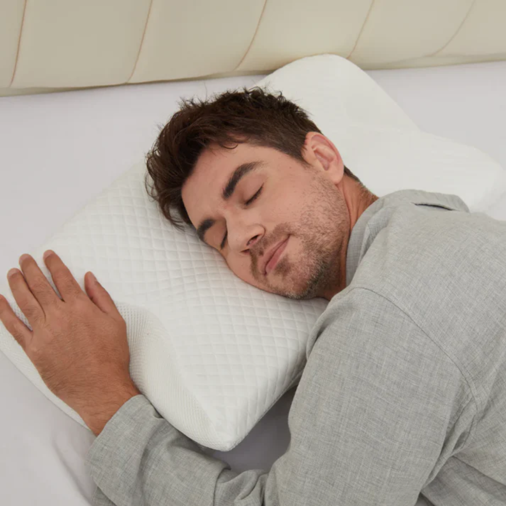 Edwin | Ergonomisch traagschuim kussen, wit - view 10